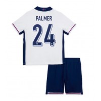 Fotbalové Dres Anglie Cole Palmer #24 Dětské Domácí ME 2024 Krátký Rukáv (+ trenýrky)